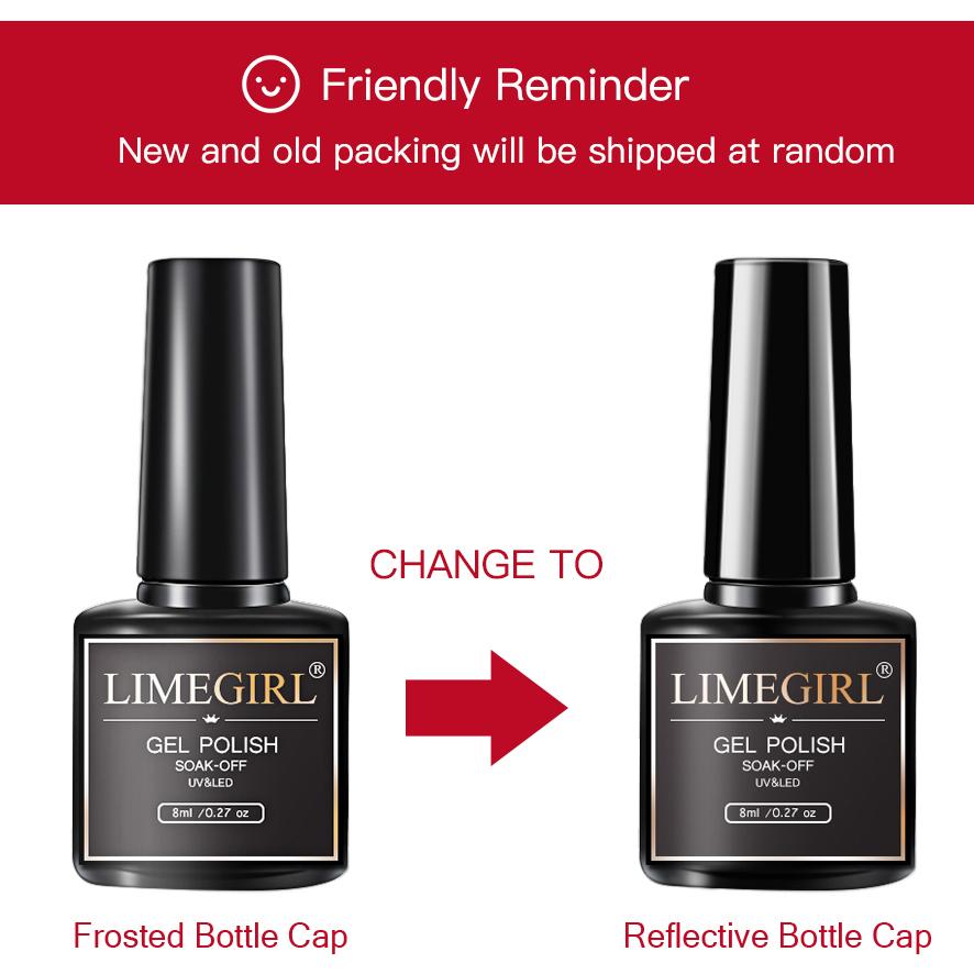 Маникюрный набор Limegirl, полуперманентный лак для ногтей, инструмент с УФ/светодиодной лампой для сушки ногтей, основа, верхнее покрытие, наращивание гелевого лака для ногтей, набор