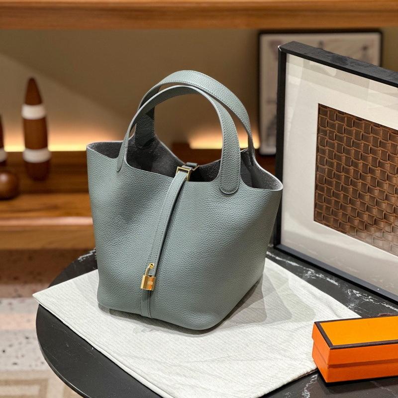 Новая женская сумка из натуральной кожи, кожа TOGO, кожа 1822 см, корзина для овощей, ручная сумка-ведро, Cross Border