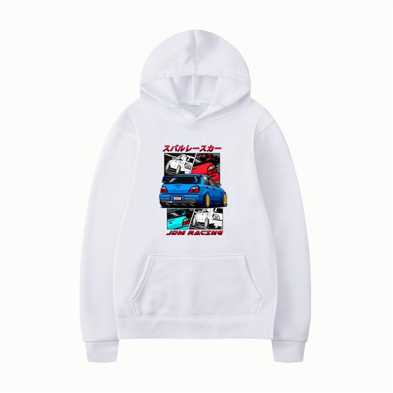 Initial D Hoodie Men Women Harajuku Aesthetic RACING Hoodie Long Sleeve Sweatshirts Women Casual Pullovers Sudaderas