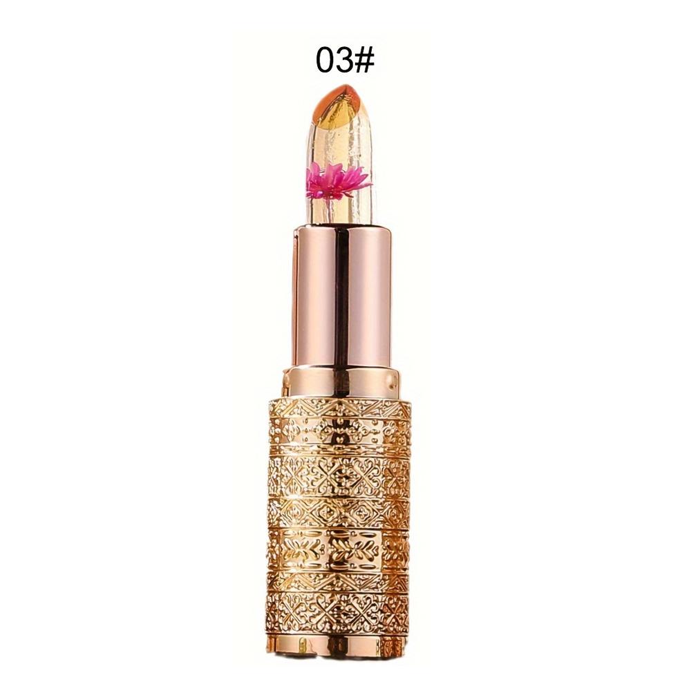 Бальзам для губ Gold Foil Petal, меняющий цвет. Длительное увлажнение. Не выцветает. Чувствительная к температуре. Меняющая цвет помада. 3 цвета.