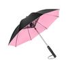Sun Cooling Umbrella Sun Umbrella with Fan Misting Portable Fan for UPF 50+ Summer Cooler for Outdoor Beach Battery Powered
