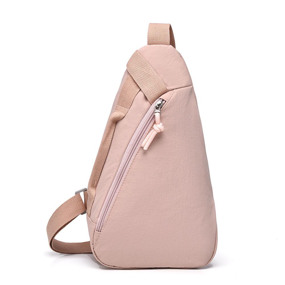 TS JYL laptop bag,Japanese Nylon Chest Bag Unisex Shoulder Bag Outdoor Multi-Function Pack