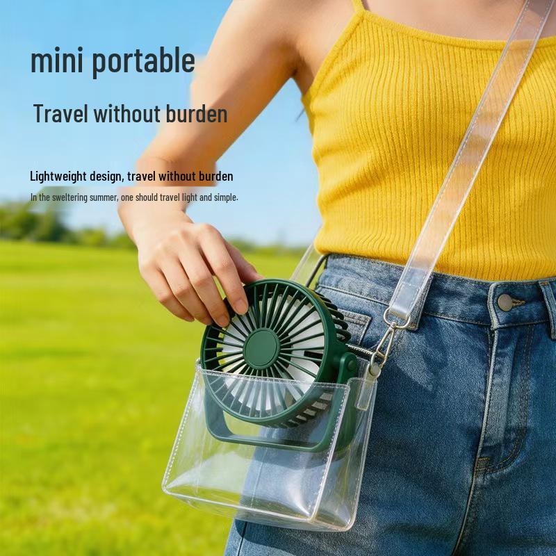 Yadu USB Rechargeable Desktop Fan - Small, Powerful Wind for Dorm and Office Use