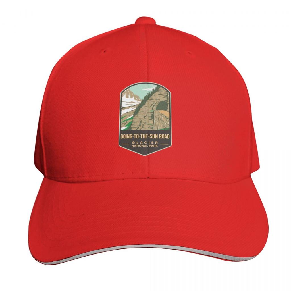 GoingToTheSun Road Glacier National Park Baseball Cap Horse Hat cute hats on offer Womens Hats For The Sun Unisexs
