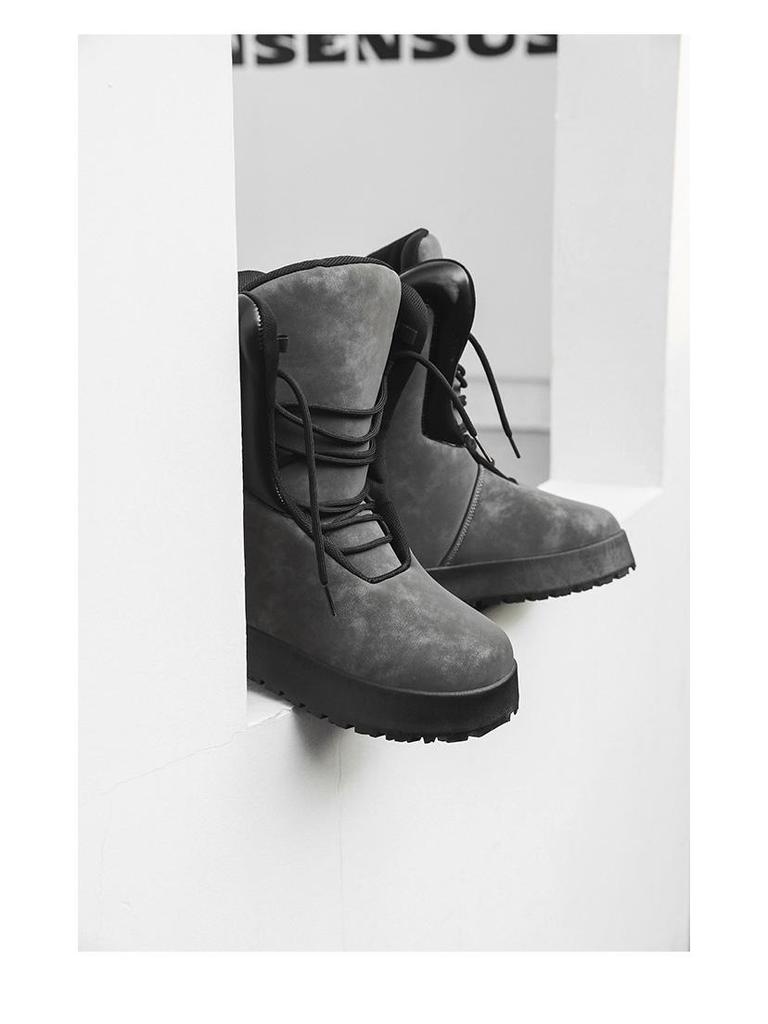 2025 Men's High-Top Autumn Boots - Thick-Soled Casual Plaster Boots Y01