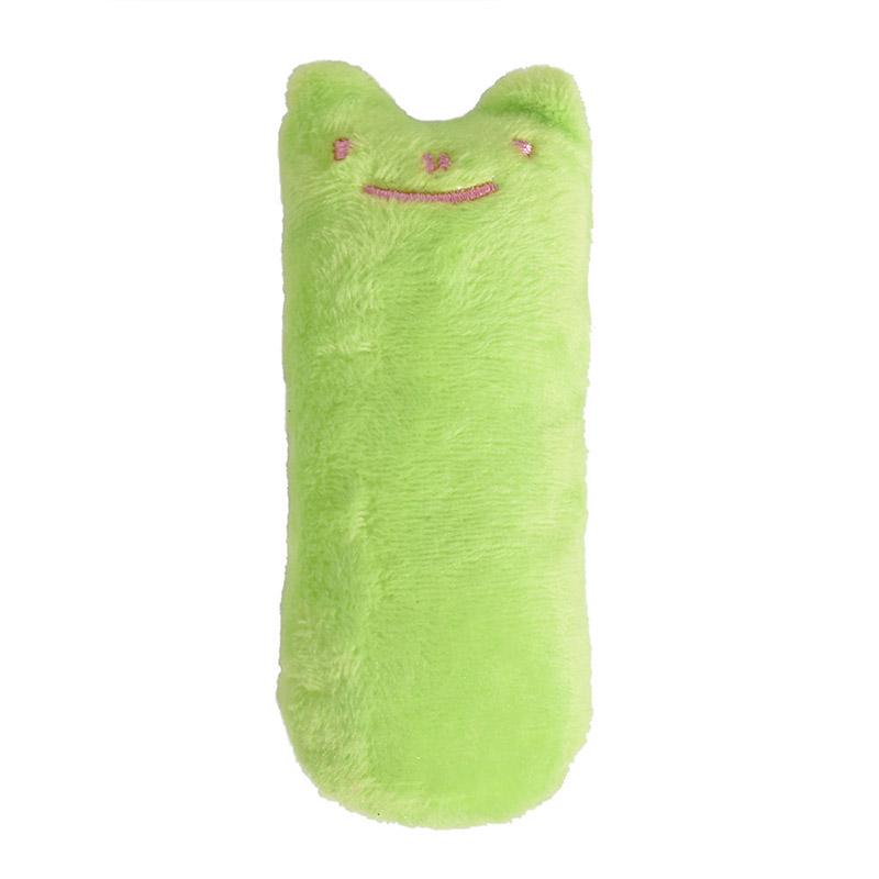 Catnip Toys Cute Thumb Plush Pillow Teeth Grinding Bite-resistant Teasing Relaxation Cat Chew Toy Pet Accessories