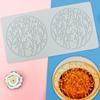 Fondant Mold Border Decoration Cake Decorating Silicone Mould Lace Mat Flower Wreath Cake Lace Mold