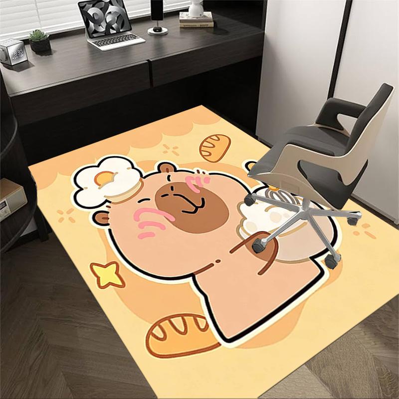 1PC Bear Chef Extra Large Non-Slip Floor carpet, Office, family, bedroom, Studio - Large Area Rug Indoor Rugs, Vibrant Colors-A309