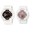 Casio G-Shock Baby-G Аналогово-цифровые многофункциональные водонепроницаемые часы Черный Белый Розовый GA-110RG-7AJF BA-130-7A1JF