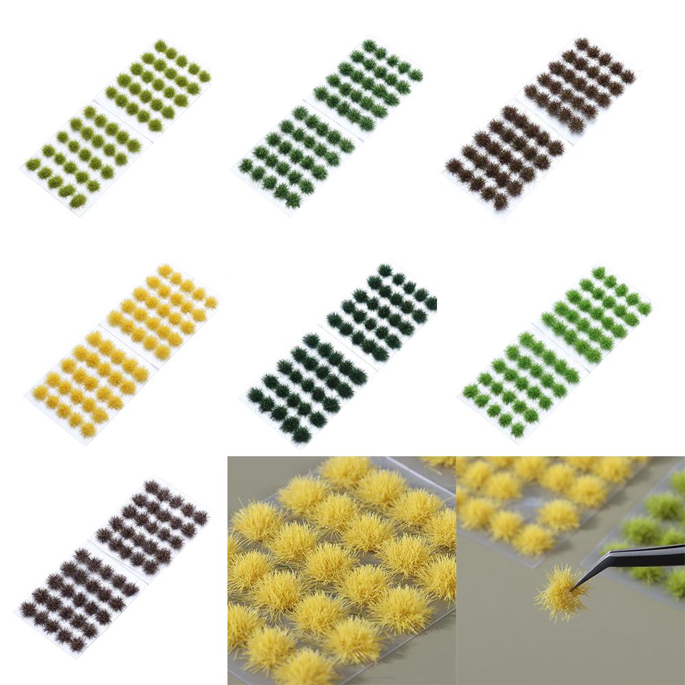 Scene Micro Landscape Artificial Grass Tufts Plant Cluster Miniature Grass Bushes Simulation Model