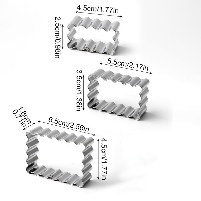9 шт./кор. Набор ножей для рождественского печенья в виде пряничного человечка, рожек, колокольчиков, сердца, снеговика и звезд