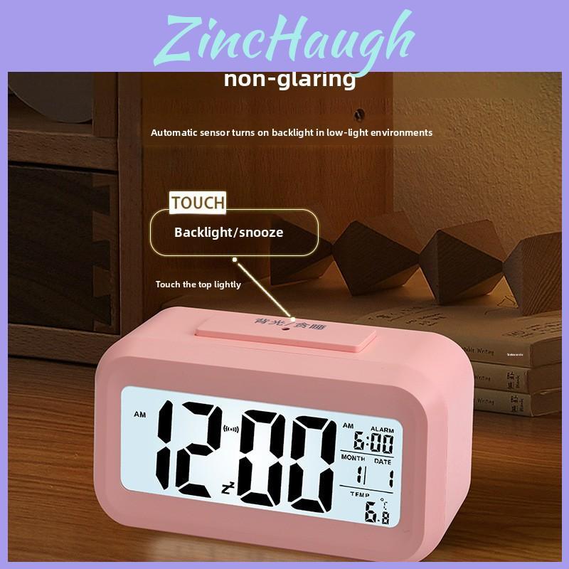 Childrens Electronic Alarm Clock With Lcd Screen And Night Glow For Bedroom Use