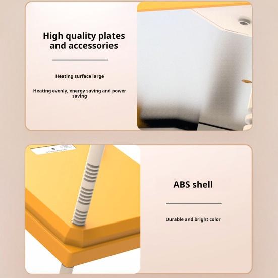 Нагревательная пластина для брудера для цыплят с регулируемым углом высоты. Быстрый нагрев, энергосберегающий, малошумный нагреватель для брудера для цыплят.