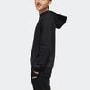 adidas Мужские толстовки Neo Черные с капюшоном Умеренные Поддельная двойка EH6506