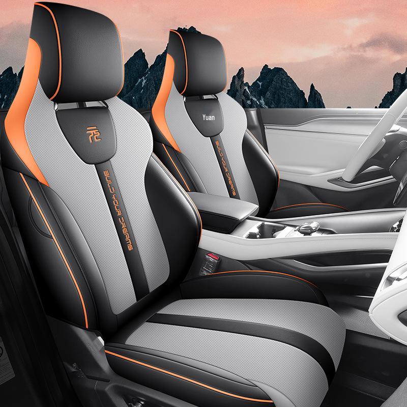 Подушка сиденья BYD Yuan UP: Прочный, всесезонный, перфорированный чехол для автомобильного сиденья.