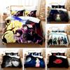 Игровой 3D Набор для цифровой печати Пододеяльник Набор из трех предметов Японская анимация