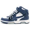 Out of Office Mid Blue White Clear Sole Men Sneakers OMIA259C99LEA0020142
