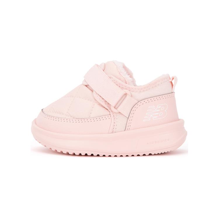 Детские кроссовки New Balance NB CRVN MOC, ветрозащитные, с флисовой подкладкой, утепленные, низкие, для малышей, светло-розовые, IHMOCQP2