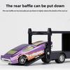 Scale 1:64 Rescue Engineering Vehicles Movable Joint City Rescue Trailer Toy  Gifts for Kids