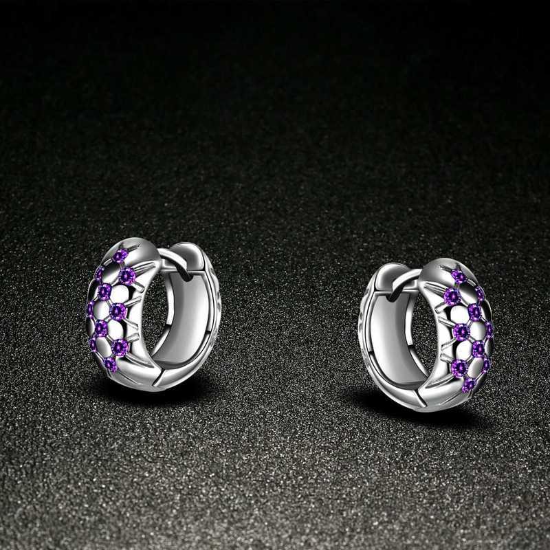 Sace Gems Classic Purple 3A Zircon Earrings for Women Wedding Party Gifts