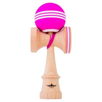 Кендама KENDAMA USA Kaizen Kendama Форма Джет Тройное Разделение (Розовый/Белый)
