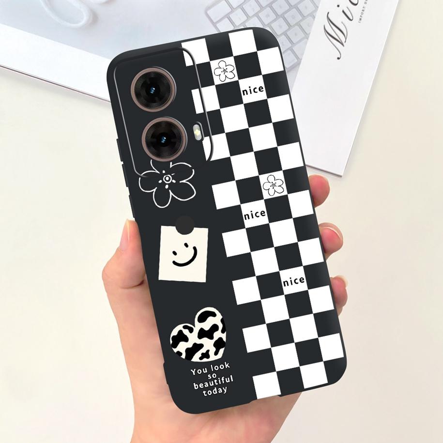 Для Motorola Moto G85 5G Чехол Милые Девочки-Астронавты Мягкий Силиконовый ТПУ Чехол для Телефона Для Moto G85 2024 Funda G 85 MotoG85 Матовый Чехол