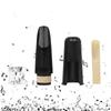 Durable Clarinet Mouthpiece Set with Clarinet Ligature Plastic Cap Reeds for Clarinet Use Replacement Supplies
