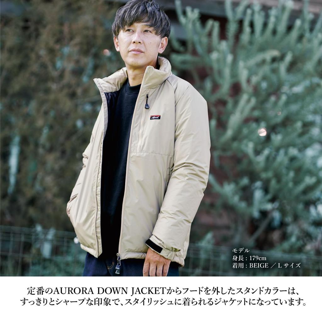 Модель по специальному заказу ПУХОВИК AURORATEX С ВОРОТНИКОМ-СТОЙКОЙ КУРТКА-СТОЙКА ПУХОВИК Auroratex [Nanga] (XL, ЧЕРНЫЙ)