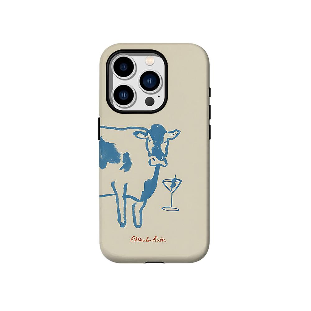 Роскошный чехол Clmj с коровами, тиграми, кроликами для iPhone 17 16 15 14 13 12 11 Air Pro Max Plus Роскошная двухслойная задняя крышка