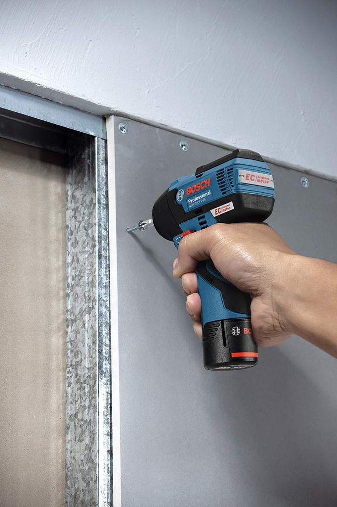 Bosch Professional Аккумуляторный ударный шуруповерт Зарядное устройство Продано 10.8В (Только тело, отдельно) GDR10.8V-ECH