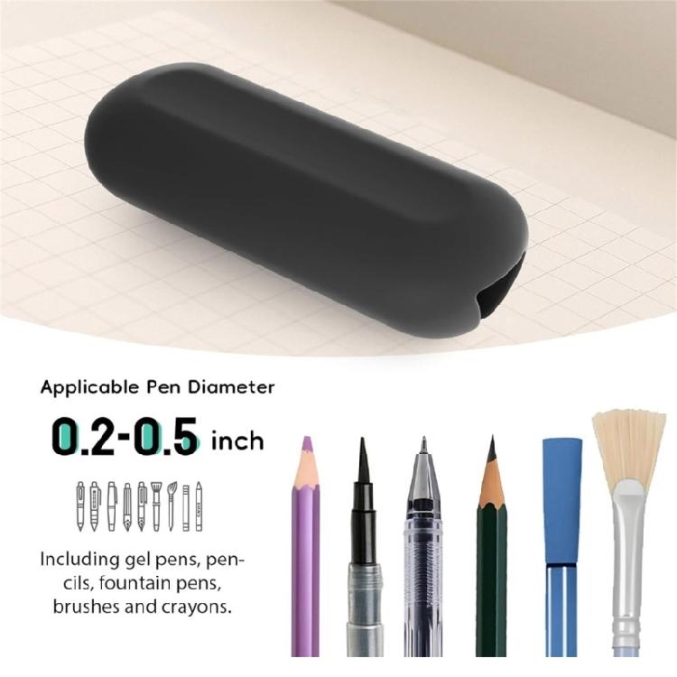 1/4Pcs Weighted Silicone Writing Aid Grips Ergonomic Pencil Holder Grips Writing Aid Grip For Kid Adult Preschooler