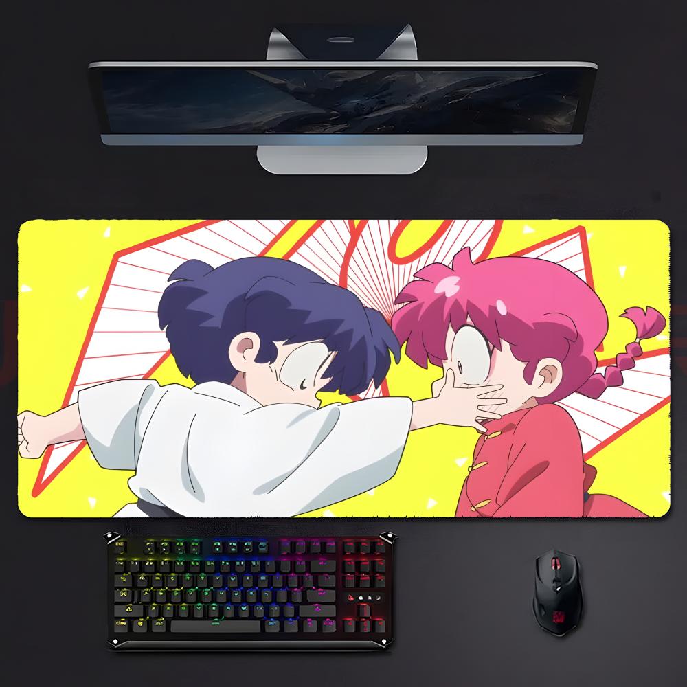 Funny Classic Anime Rranma Mouse Pad Mousepad Large Gaming Lockedge Thickened Pc Table Desk Mat