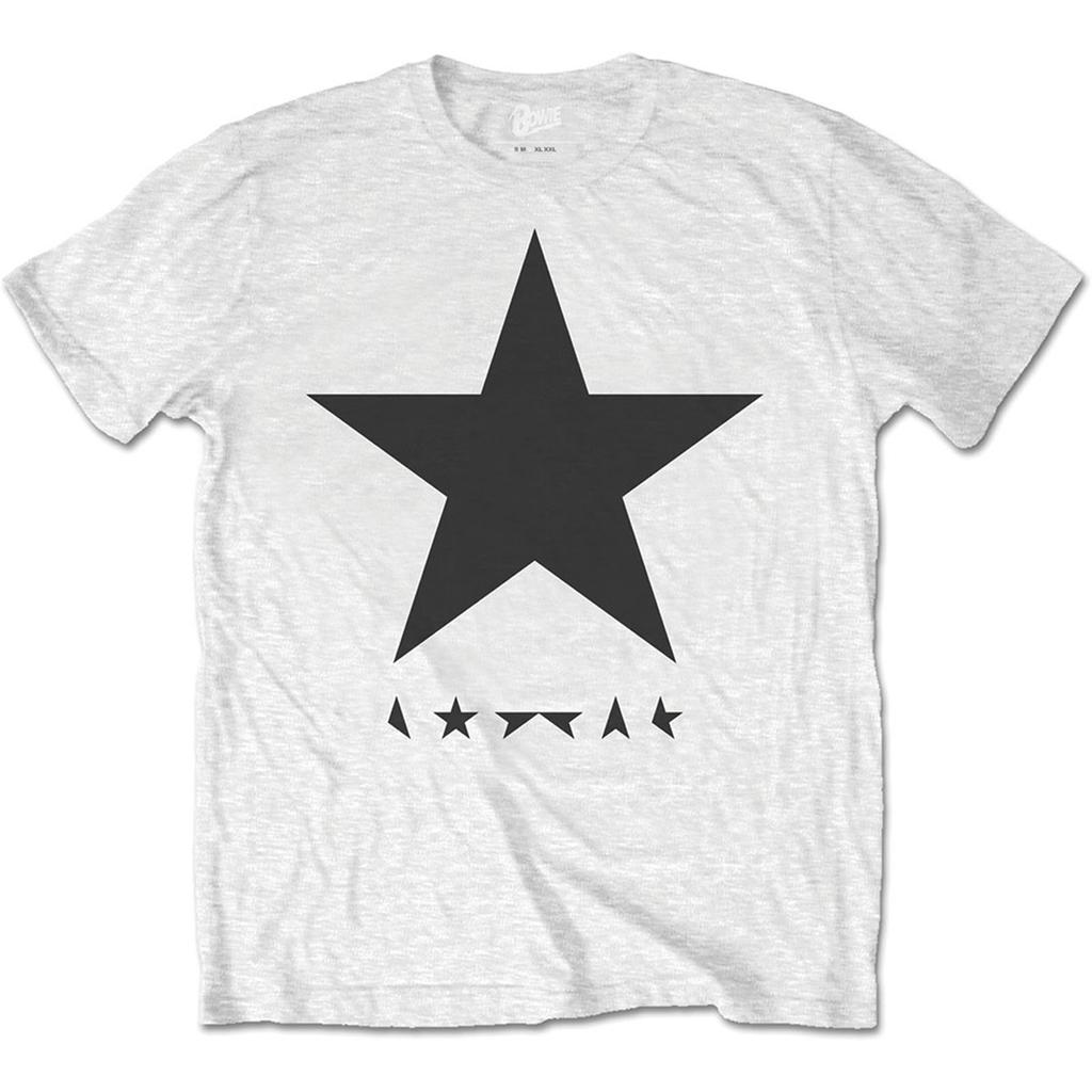 Белая официальная футболка David Bowie Blackstar Мужская унисекс