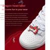 Детская обувь Li Ning Year Of The Dragon Limited Edition, удобная, универсальная, модная, амортизирующая, прочная, с низким верхом, повседневная обувь YKCU012-3