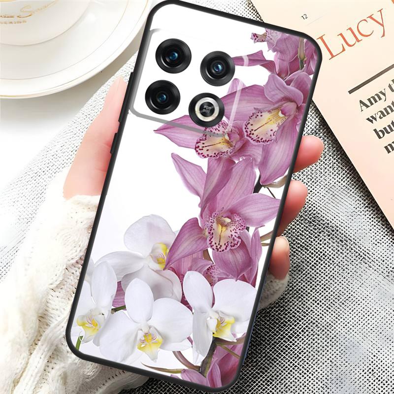 Orchid Flowers Colorful Cover For OnePlus 13 15 13R 13T 12 12R 10T 11 10 Pro OnePlus Nord 5 CE 3 4 Lite N20 N30 Case