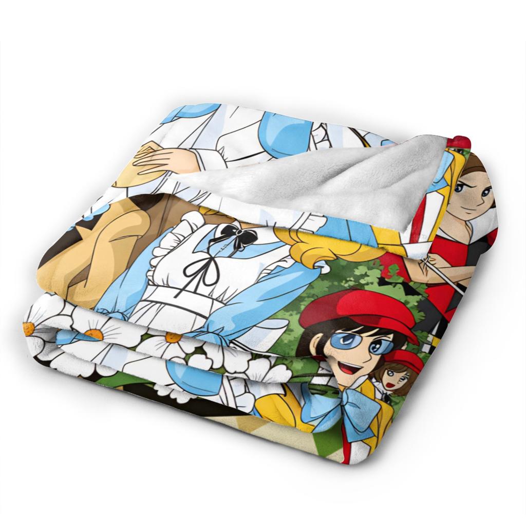 Anime Candy Candy Blanket Soft Print Plush Throw Blanket For Girls Boys Couch Chair Sofa Bed Flannel Bedspread Bed Cover