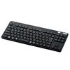 ELECOM Bluetooth Keyboard Compact Thin Membrane Type Antibacterial Supports for Up To 3 Devices Tenkeyless Black TK-FBM119KBK Multi-Pairing