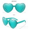 New colorful coated love sunglasses European and American personalized fashion colorful trend party decorative glasses