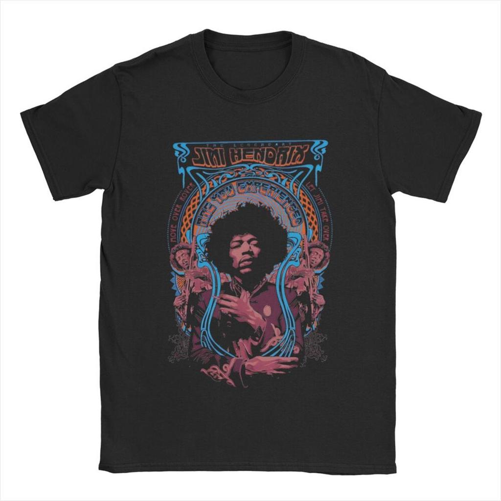 Jimi Hendrix New Bestseller Unisexs Clothing Cotton Yk Rock Album Graphic Hawaiian Hiphop Style Shirt Women Summer T Shirt