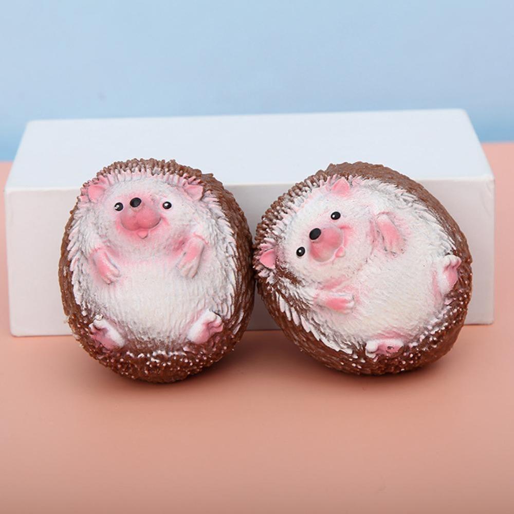 Animals Cartoon Hedgehog Decompression Toys Quick Rebound Stress Ball Christmas