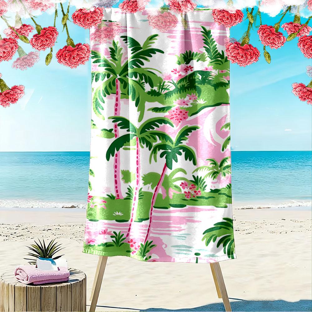 Tropical Palm Paradise Towel A must-have beach towel for beach travel