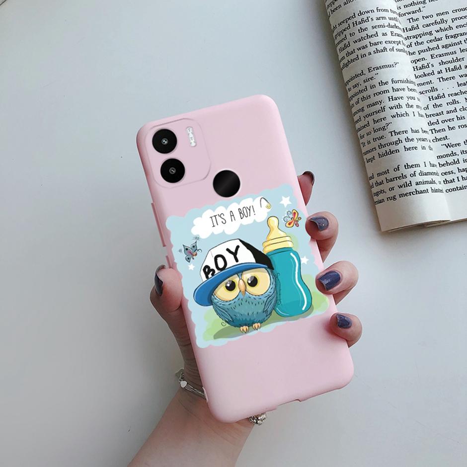 For Xiaomi Redmi A1 Plus Phone Case Cover Cartoon Silicone Shockproof Shell Coque TPU Soft Cases for Redmi A1+ 2022 Funda Bumper