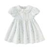 DAVE & BELLA Girls' Summer Floral A-Line Dress