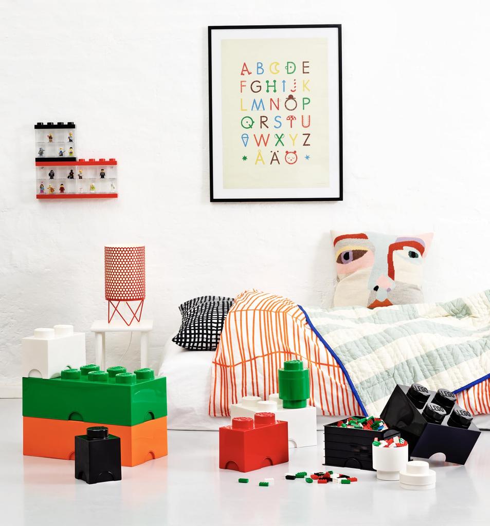 LEGO Storage Box Brick 1 Bright Red 40011730