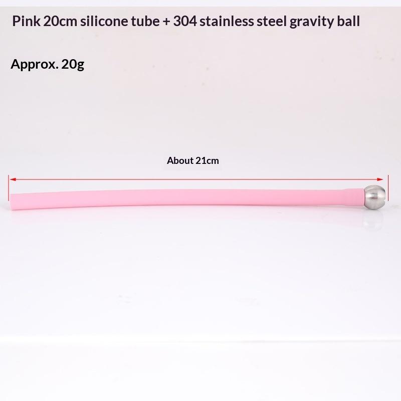 Non-toxic Silicone Foam Lance Suction Tube with Stainless Steel Weight Ball Siphon Hose for Safe Car Washing