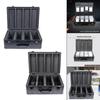 Graded Card Storage Case with Combination Lock Aluminum Corners And EVA Foam Large Capacity