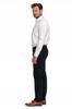 Men's Cotton Pants Classic Chinos Pockets Elegant MORAJ 31 BLACK