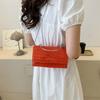 Stylish Korean-inspired Casual Shoulder Bag For Women Versatile And Trendy Design In Black White Blue Orange And Pink