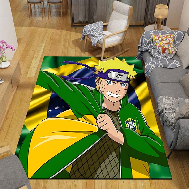 1pc Brazilian Anime Fan Carpet Rug for Bedroom Living Room Decor Sofa Home Game Area Rug Non-slip Floor Mat. DT71601136