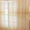 1 шт. NAPEARL Европейская Роскошная Вышитая Прозрачная Штора, Ретро Трехмерная Вышитая Штора для Гостиной Спальни Домашнего Декора